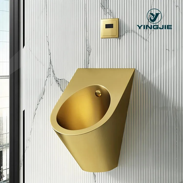 OEM Custom Gold Gason Wall monte urinal